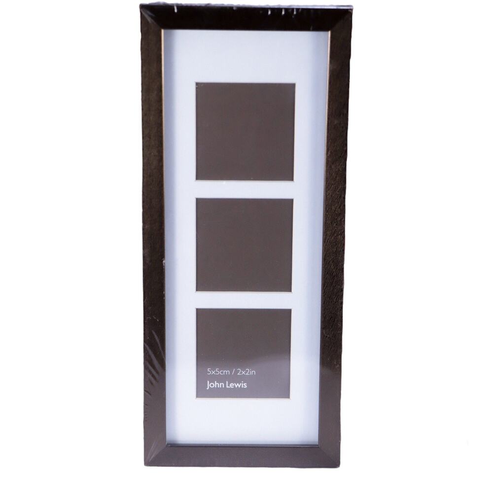 John Lewis Black Multi Photo Frame Holds 3 Photos Modern Home Decor New